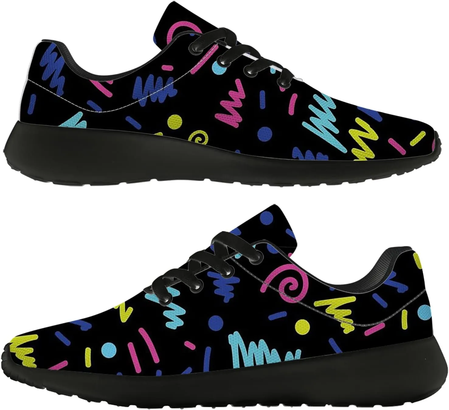 80s 90s Shoes Womens Mens Running Shoes Ultra Lightweight Athletic Sneakers Tennis Walking Shoes Gifts for Her,Him