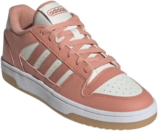 adidas Womens Break Start Low Lace Up Sneakers Shoes Casual - Off White