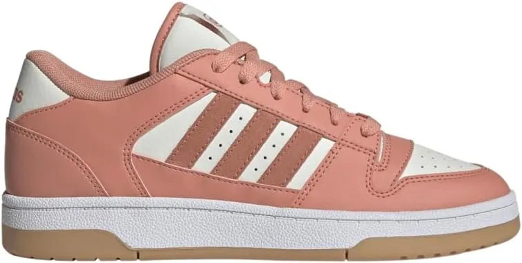 adidas Womens Break Start Low Lace Up Sneakers Shoes Casual - Off White