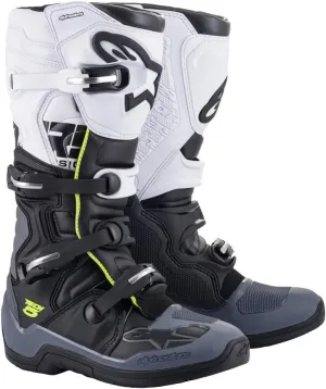 Alpinestars Men's Tech 5 Boots Black/Dark Grey/White Sz 10, Multi