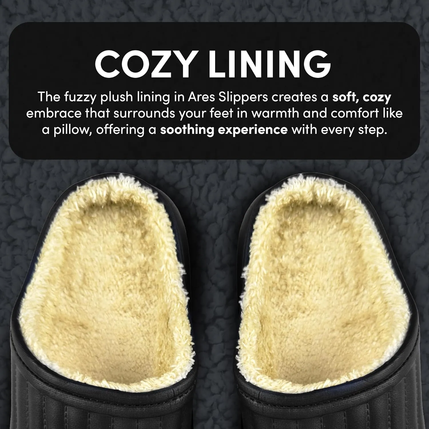 Ares Slippers - Flexible and Waterproof Eva Cloud Slippers, Non-Slip Comfy Pillow Sandals with Plush Lining