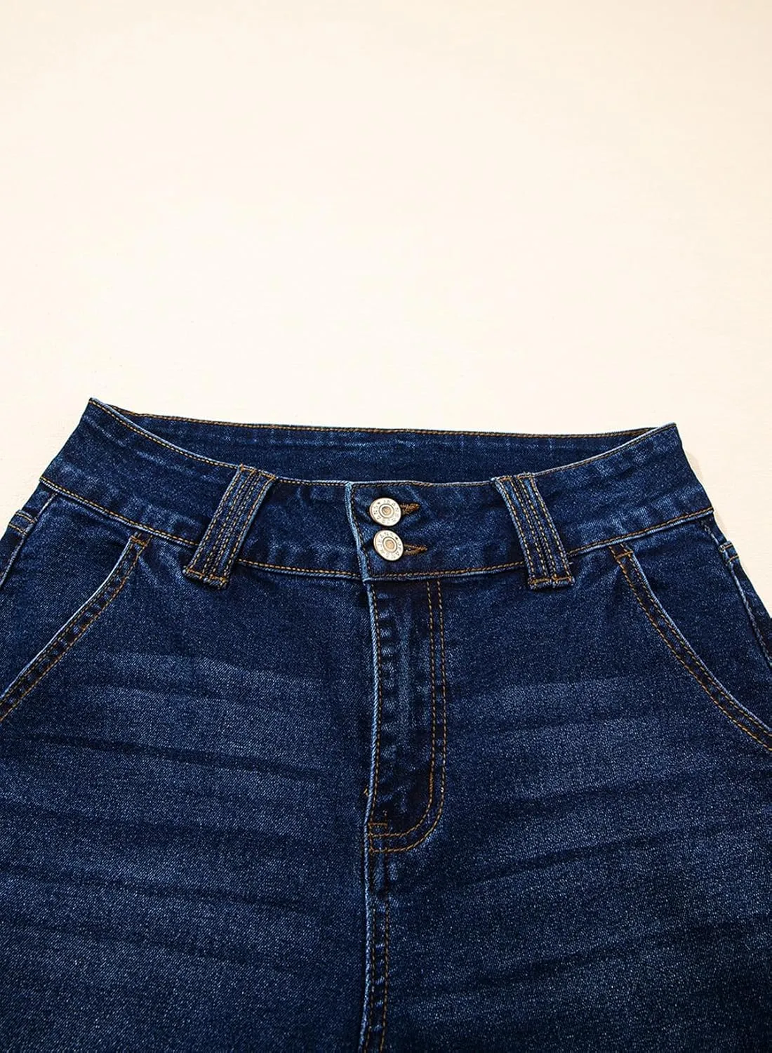 Astylish Jeans for Women Wide Leg High Waisted Stretchy Straight Leg Jean Baggy Trendy 2025 Denim Pants with Slanted Pockets