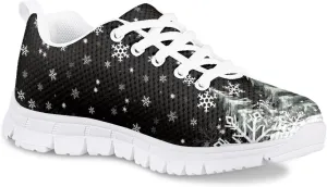 Bengbobar Boys Christmas Sneakers Lightweight Breathable Walking Shoes Kids Most Comfortable Casual Playing Sports Shoes