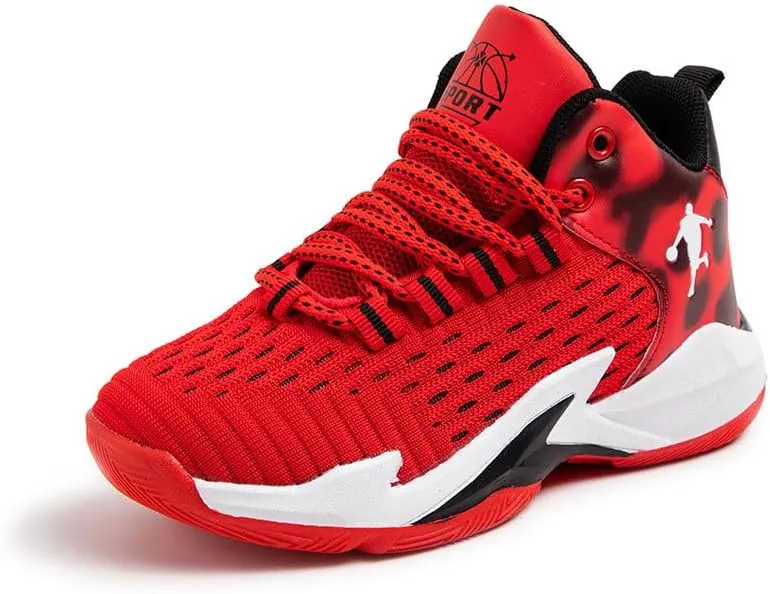 Boys and Kids Basketball Shoes Lightweight Fashion Sneakers