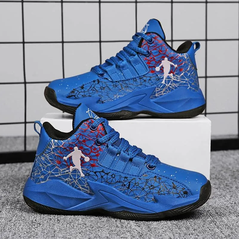 Boys and Kids Basketball Shoes Lightweight Fashion Sneakers