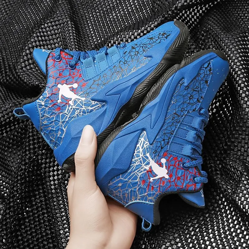 Boys and Kids Basketball Shoes Lightweight Fashion Sneakers