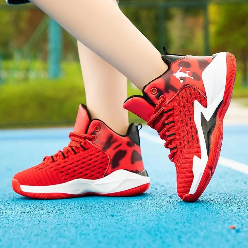 Boys and Kids Basketball Shoes Lightweight Fashion Sneakers