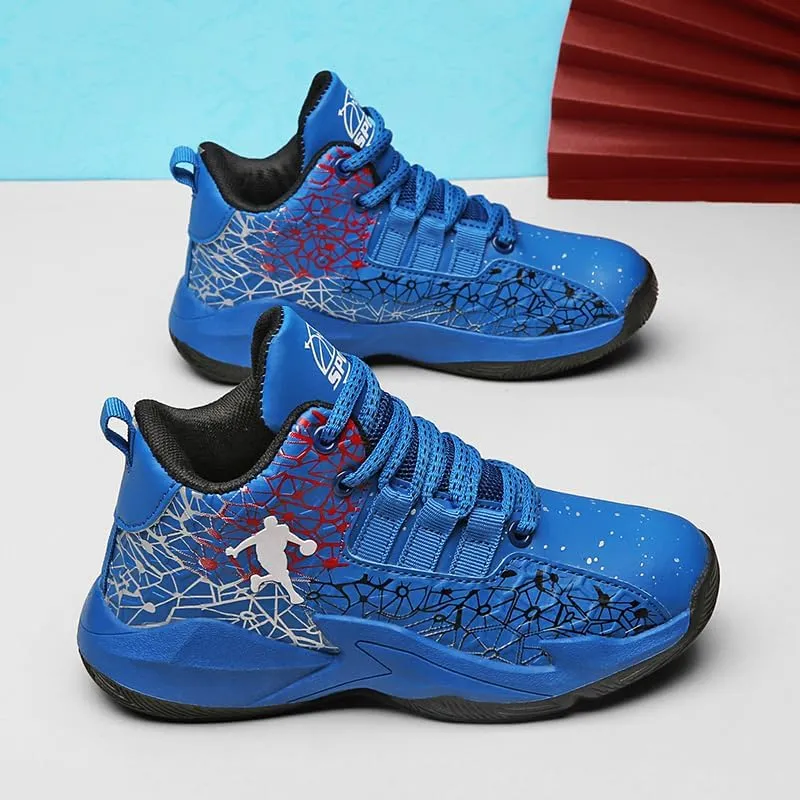 Boys and Kids Basketball Shoes Lightweight Fashion Sneakers