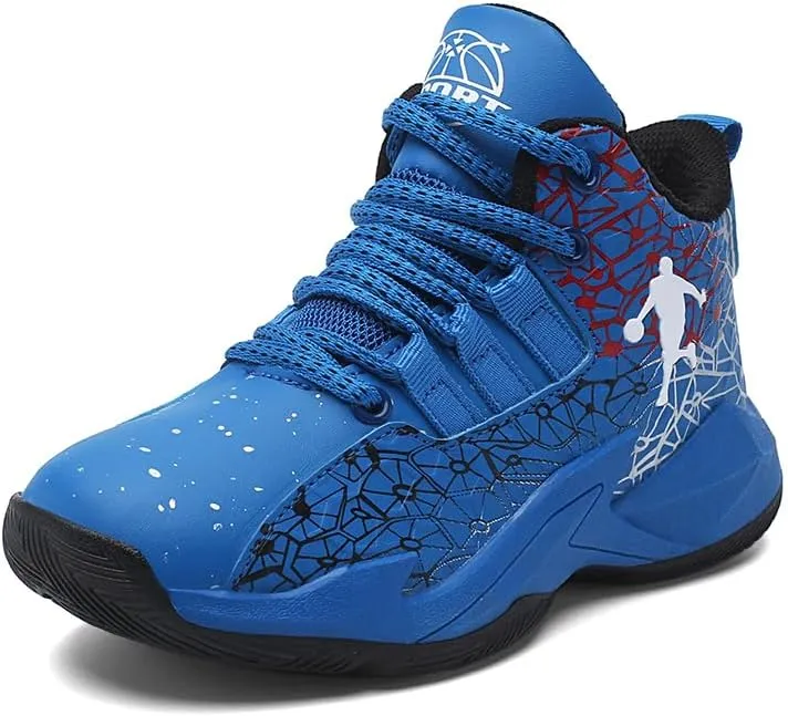 Boys and Kids Basketball Shoes Lightweight Fashion Sneakers