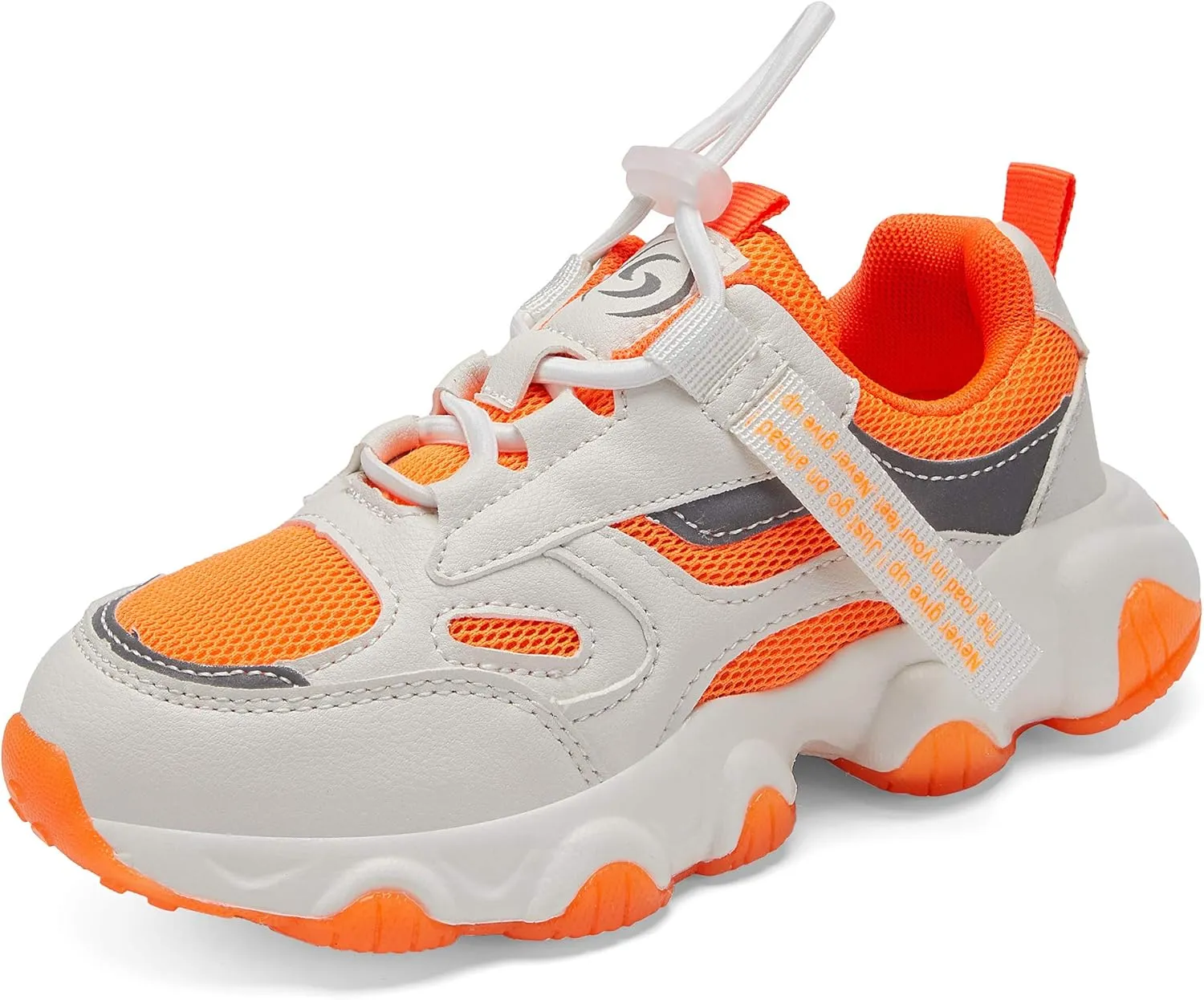 Casbeam Kids Breathable Sneakers Mesh Lightweight Easy Walk Casual Sport Strap Athletic Running Shoes for Boys Girls