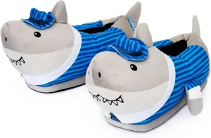 Coddies Business Shark Slippers - Funny Slippers - Plush Fish Sandals - Cloud Shark Slides for Women, Men & Kids