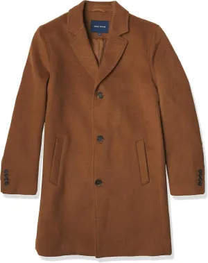 Cole Haan mens Wool Plus Topper Button Front Coat