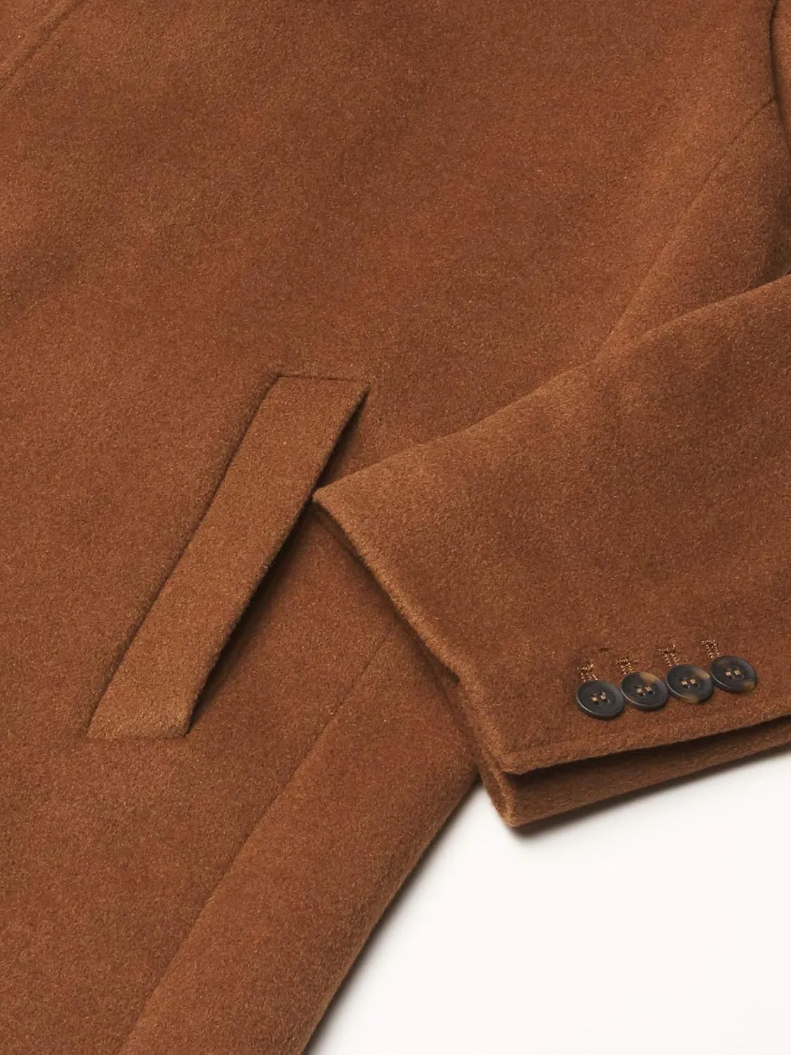 Cole Haan mens Wool Plus Topper Button Front Coat