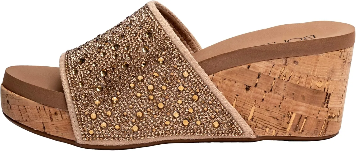 Corkys Footwear Sunlight Women's 3in Rhinestone Wedge