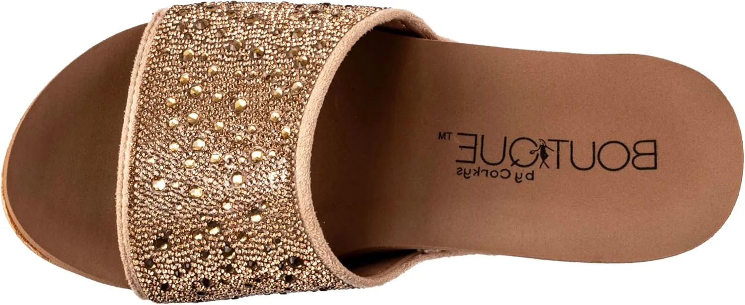 Corkys Footwear Sunlight Women's 3in Rhinestone Wedge