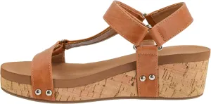 Corkys Footwear Women's Dont Tempt Me Strappy 2-Inch Wedge - Featuring Adjustable Comfort Straps, Soft Plush Cushioned Soles for Blissful Steps and All Day Wear