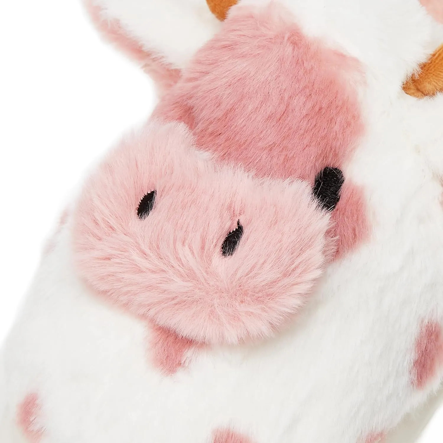 Cozy Cow Slippers for Women Men Indoor Outdoor Slippers Soft Winter Fuzzy House Slides Cute Animal Shoes Plush Sandals 2024