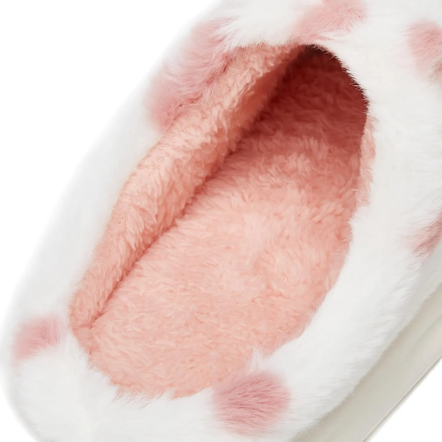 Cozy Cow Slippers for Women Men Indoor Outdoor Slippers Soft Winter Fuzzy House Slides Cute Animal Shoes Plush Sandals 2024