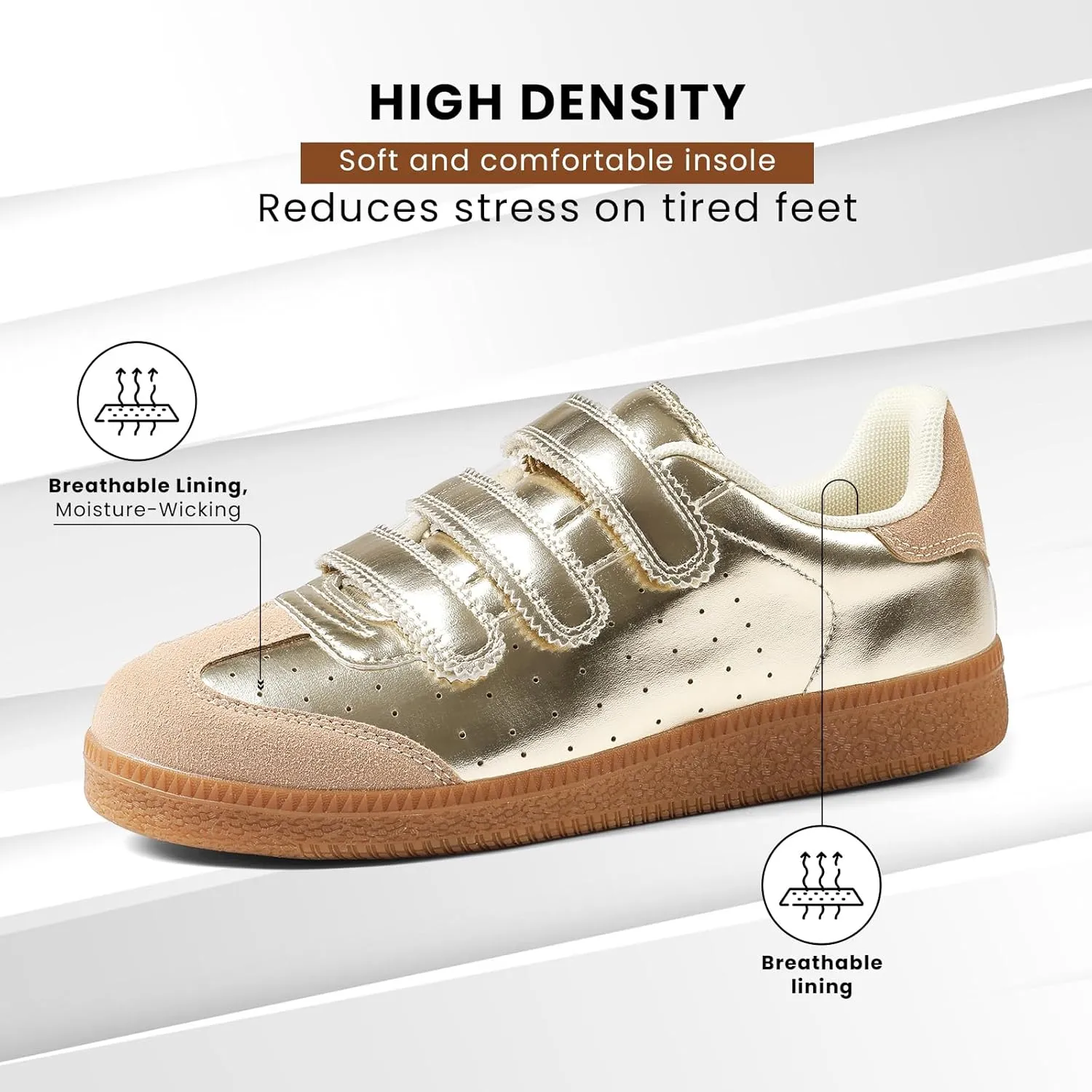 CYNLLIO Sneakers for Women Comfortable Tennis Shoes Non-Slip Lightweight Walking Shoes Casual Fashion Sneakers