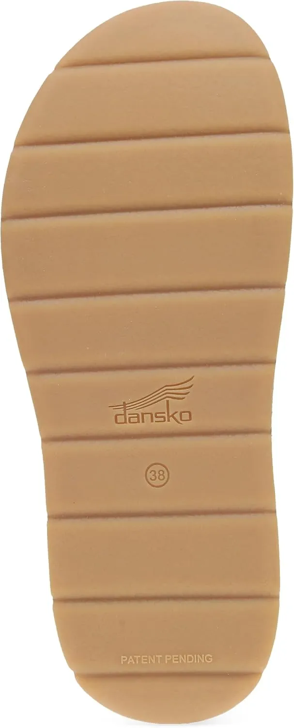 Dansko Bianca Platform Sandal for Women - Memory Foam and Suede Wrapped Footbed for an Extra Plush Comfort and Support