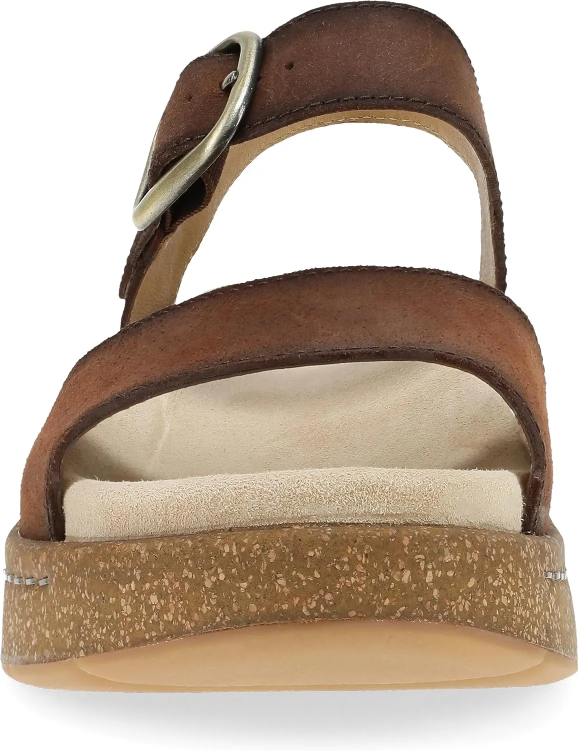 Dansko Bianca Platform Sandal for Women - Memory Foam and Suede Wrapped Footbed for an Extra Plush Comfort and Support