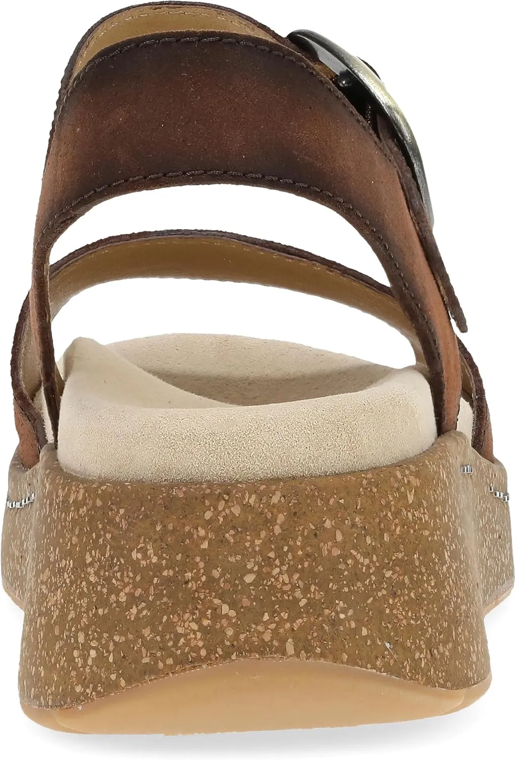 Dansko Bianca Platform Sandal for Women - Memory Foam and Suede Wrapped Footbed for an Extra Plush Comfort and Support