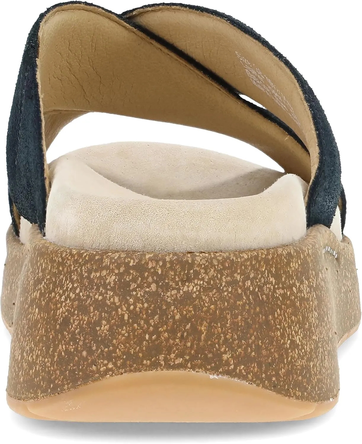Dansko Bridget Platform Slide Sandal for Women - Memory Foam and Suede Wrapped Footbed for an Extra Plush Comfort and Support
