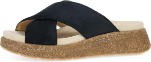 Dansko Bridget Platform Slide Sandal for Women - Memory Foam and Suede Wrapped Footbed for an Extra Plush Comfort and Support