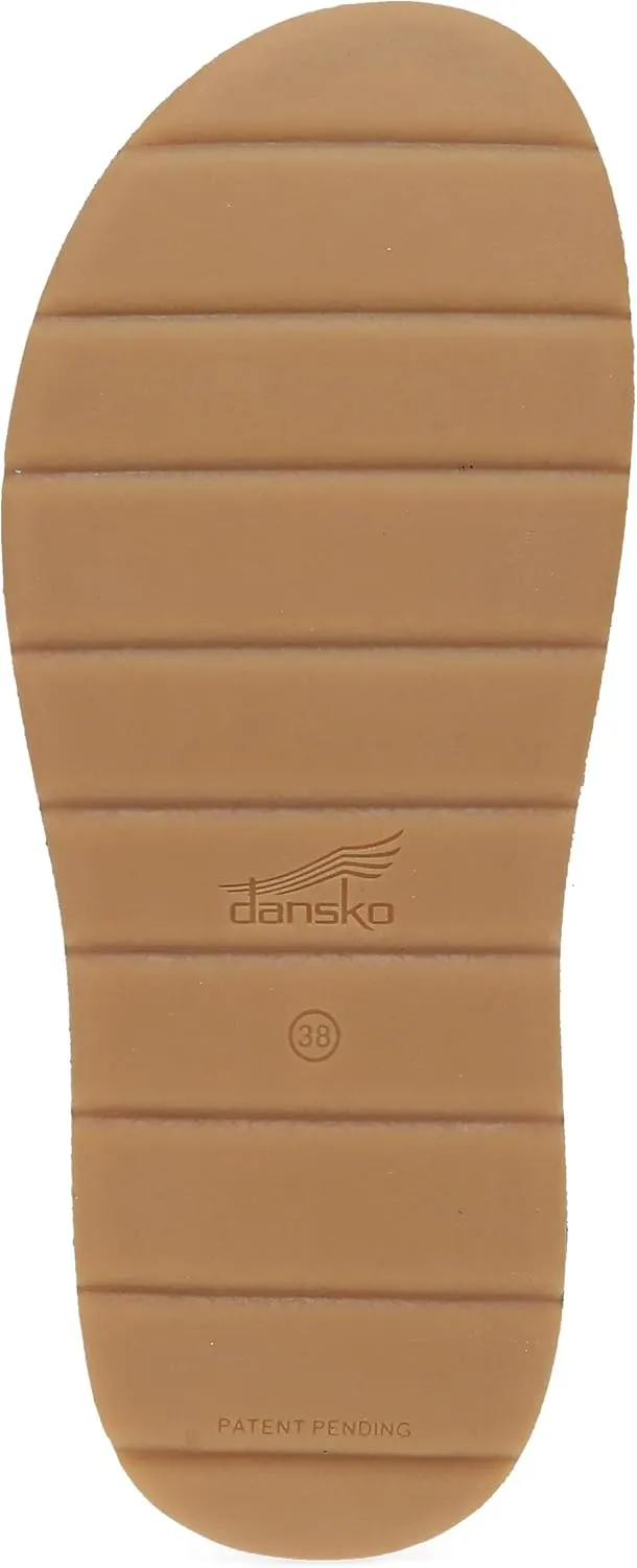 Dansko Bridget Platform Slide Sandal for Women - Memory Foam and Suede Wrapped Footbed for an Extra Plush Comfort and Support