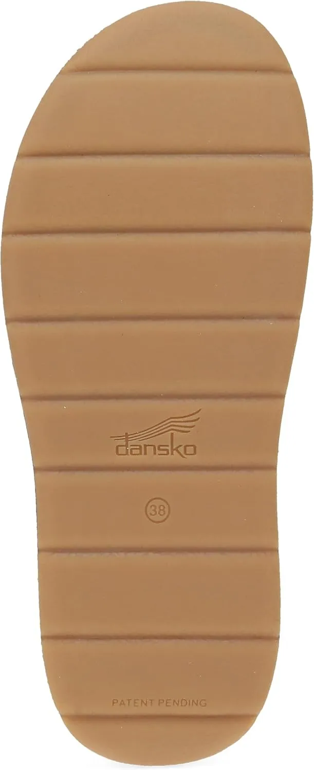Dansko Bridget Platform Slide Sandal for Women - Memory Foam and Suede Wrapped Footbed for an Extra Plush Comfort and Support