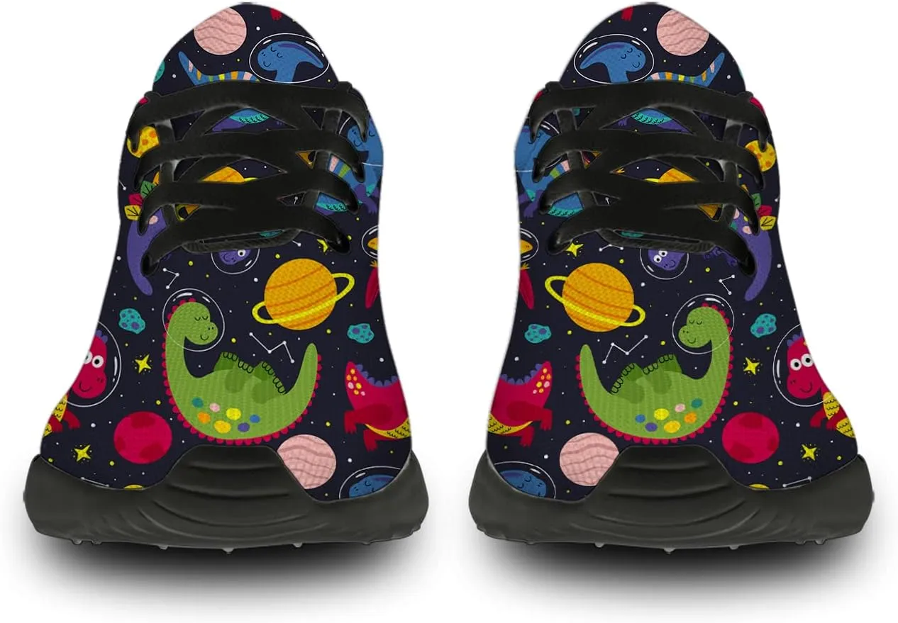 Dinosaur Shoes for Women Men Running Shoes Womens Mens Walking Tennis Sneakers Dino Shoes Gifts for Boy Girl