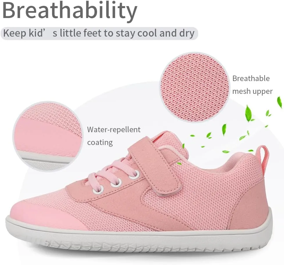 Drecage Toddler Kids Barefoot Shoes Boys Girls Sneakers Breathable Tennis Shoes Lightweight Walking Shoes