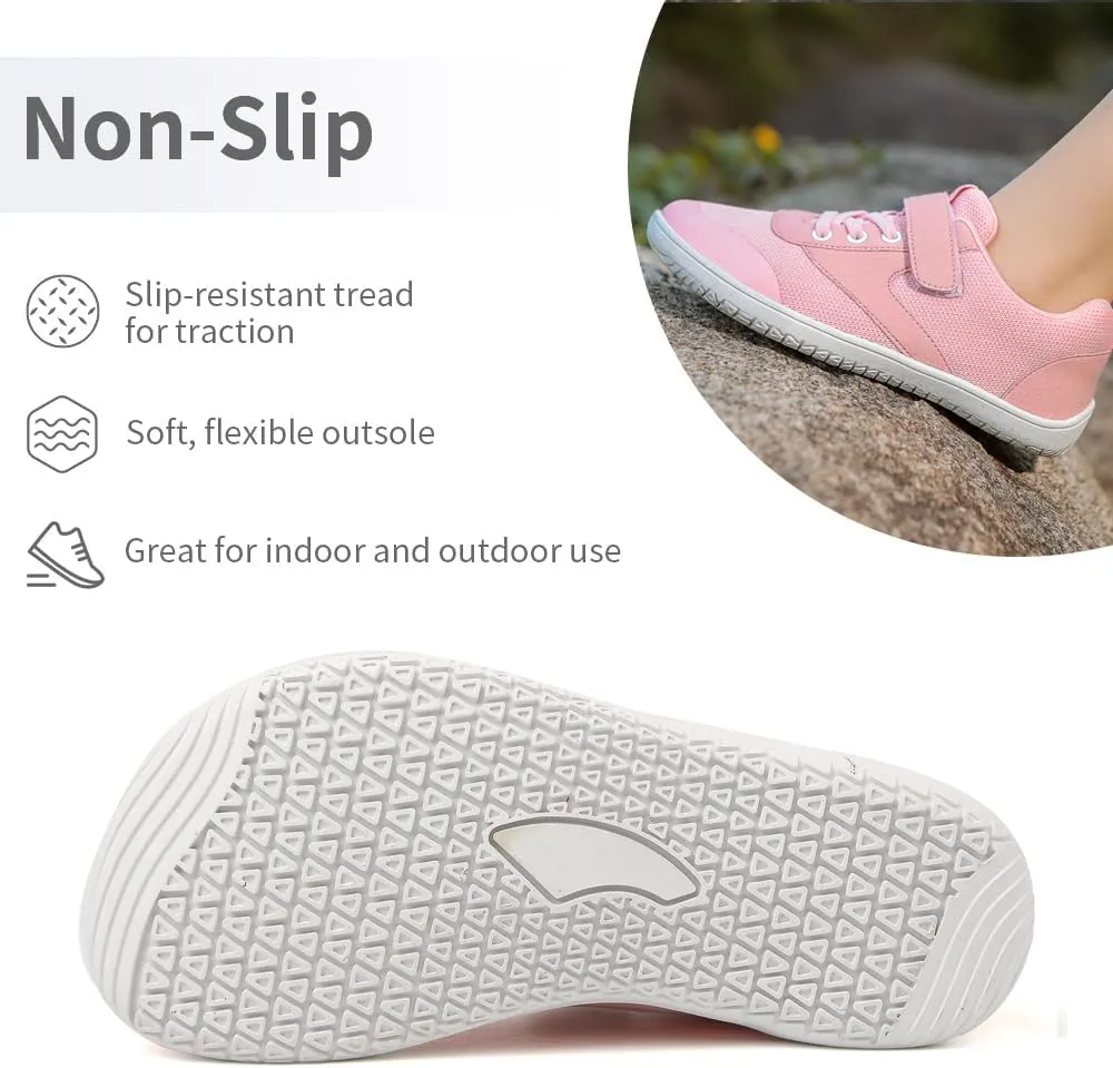 Drecage Toddler Kids Barefoot Shoes Boys Girls Sneakers Breathable Tennis Shoes Lightweight Walking Shoes