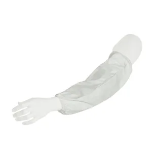 DuPont - TY500SWH00020000 Tyvek 400 TY500S 18-Inch Disposable Protective Sleeve with Elastic at Both Ends, White, Universal Size (Pack of 200)