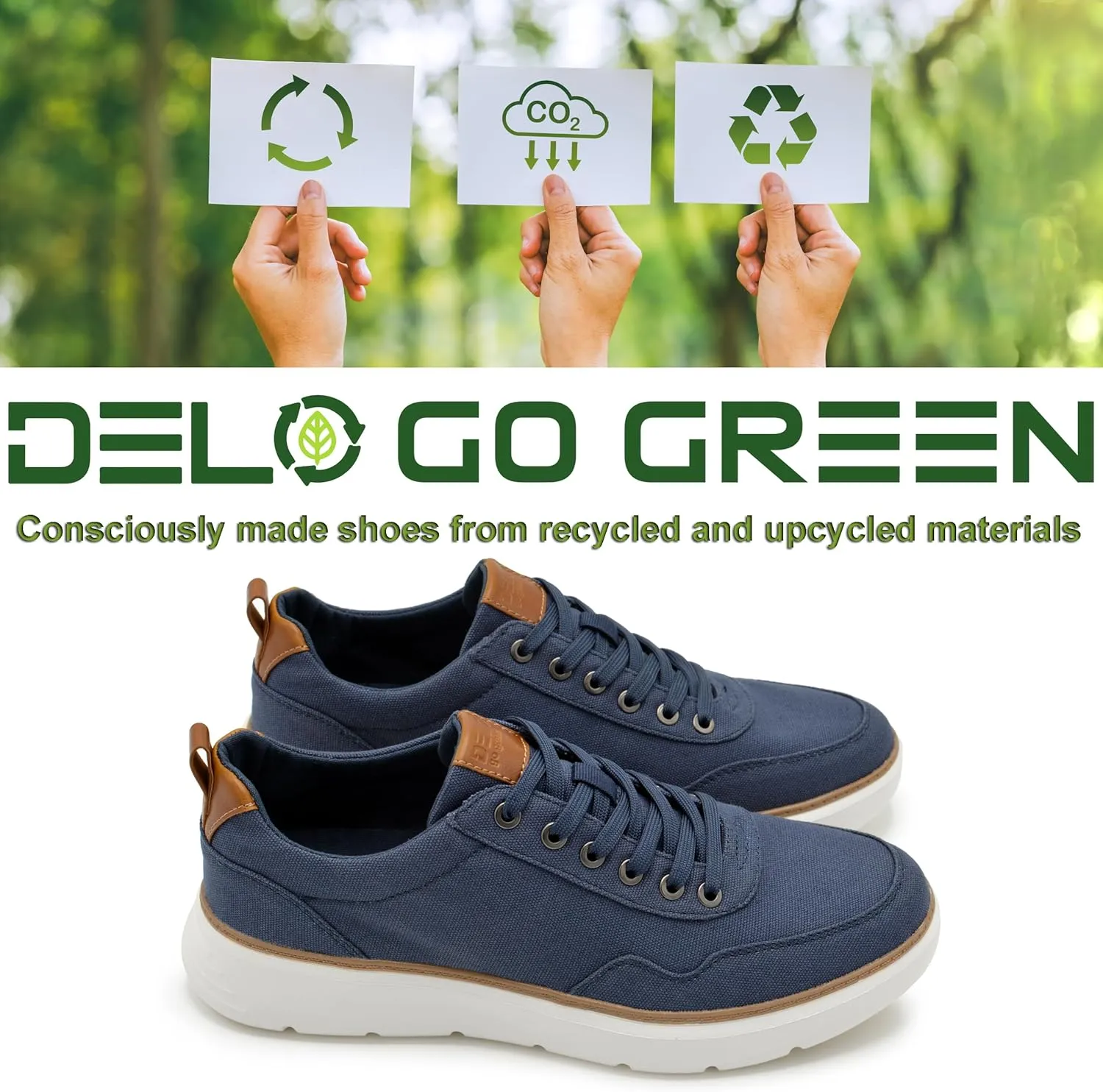ECO-Friendly Sneaker, Lightweight, Sustainable Casual Shoes
