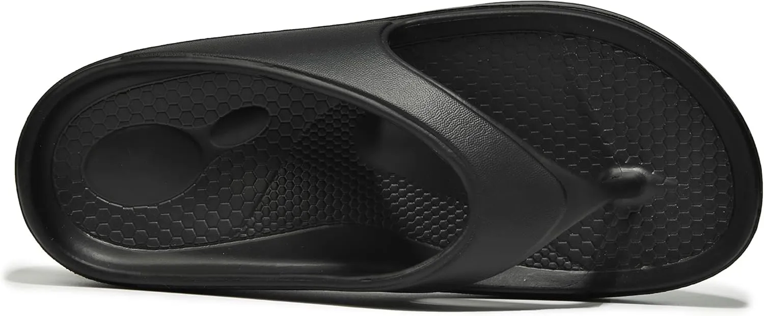 Flip Flops for Women, Orthotic Lightweight Beach Slides Sandals Anti Slip Shower Slippers with Ultra Soft Arch Support Non-Slip