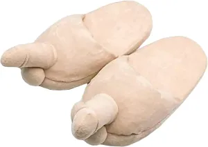 Funny Slipper for Women Men Dick Slippers Soft Plush Non-Slip Novelty Slippers Adult Home Slipper