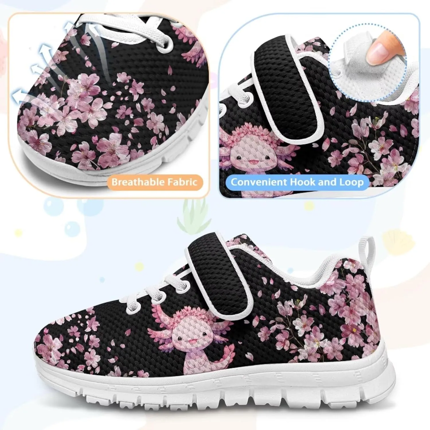 Girls Shoes Kids Slip On Sneakers Lightweight Summer Athletic Non-Slip