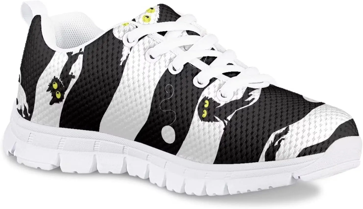 Girls Soft Mesh Cute Tennis Shoes Lightweight Breathable Nonslip Casual Athletic Sneakers