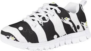 Girls Soft Mesh Cute Tennis Shoes Lightweight Breathable Nonslip Casual Athletic Sneakers