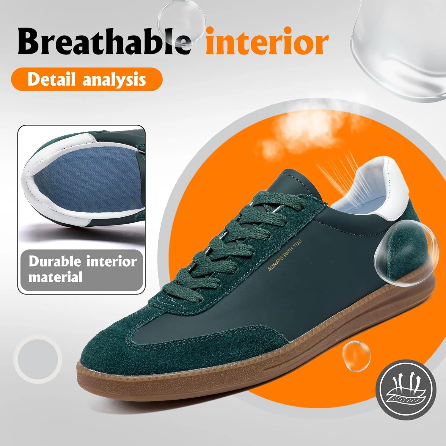 Hopelong Tennis Shoes Retro Leather Trainers Skateboarding Sneakers Shoes Casual Fashion Sneaker Lightweight for Women Men