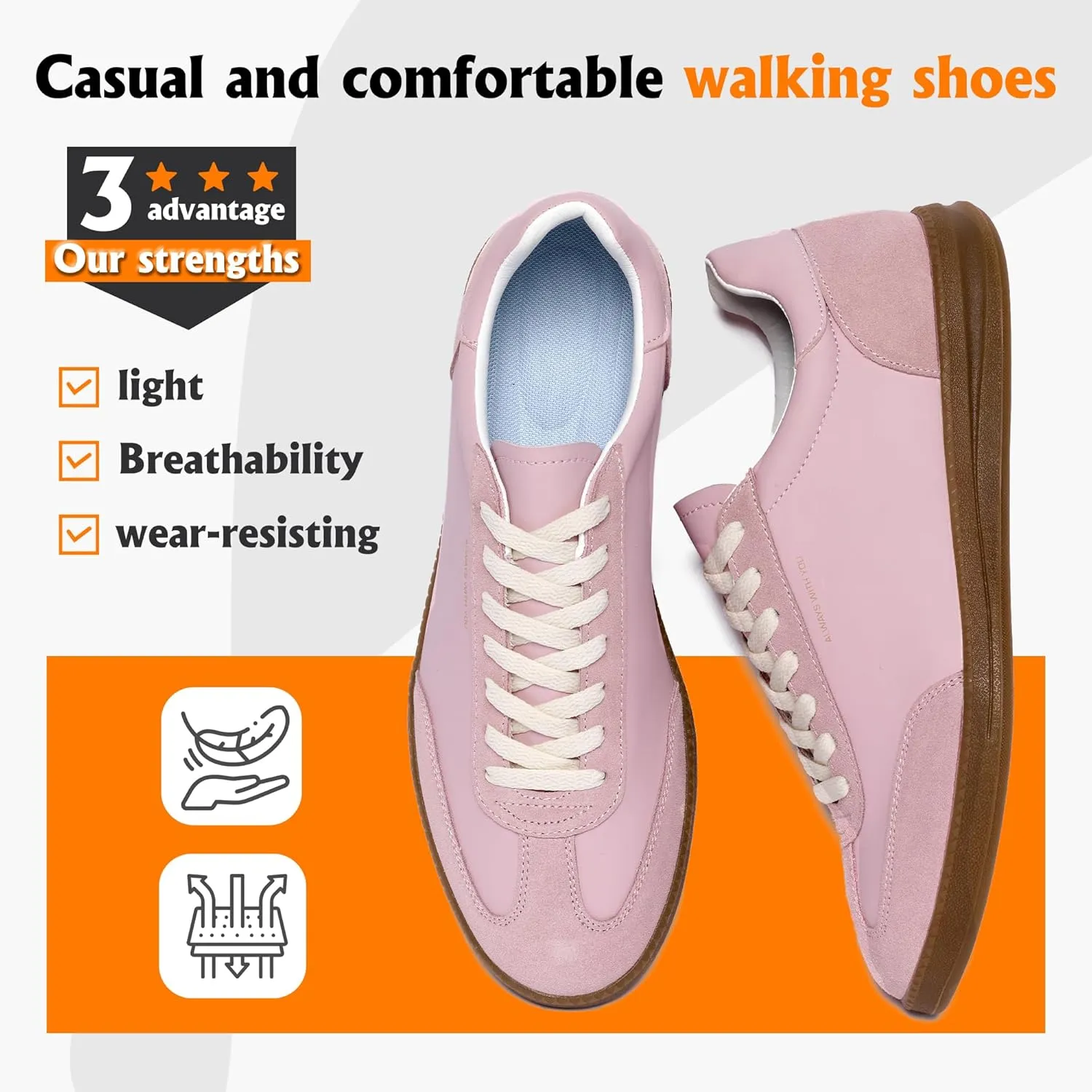 Hopelong Tennis Shoes Retro Leather Trainers Skateboarding Sneakers Shoes Casual Fashion Sneaker Lightweight for Women Men