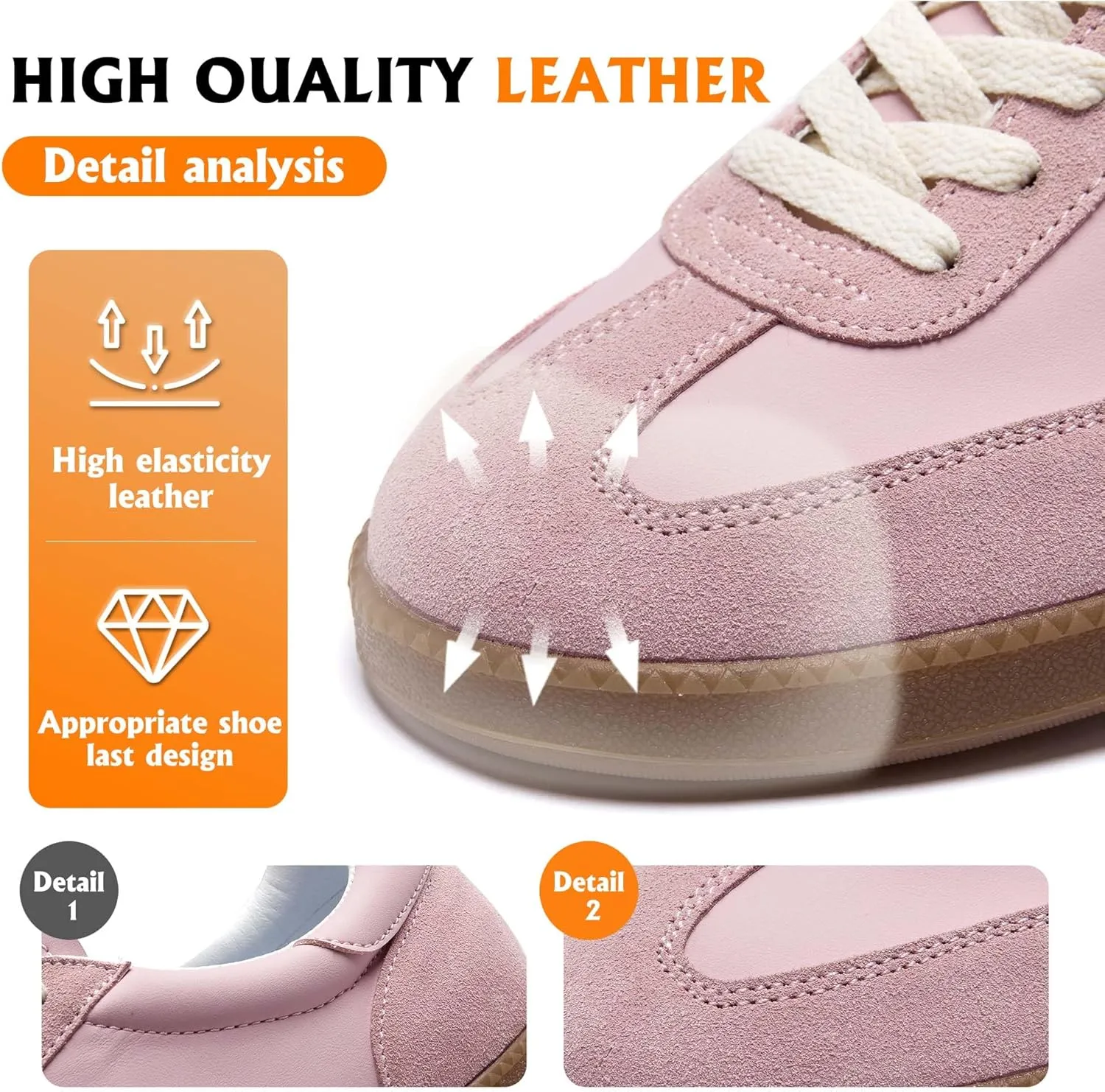 Hopelong Tennis Shoes Retro Leather Trainers Skateboarding Sneakers Shoes Casual Fashion Sneaker Lightweight for Women Men