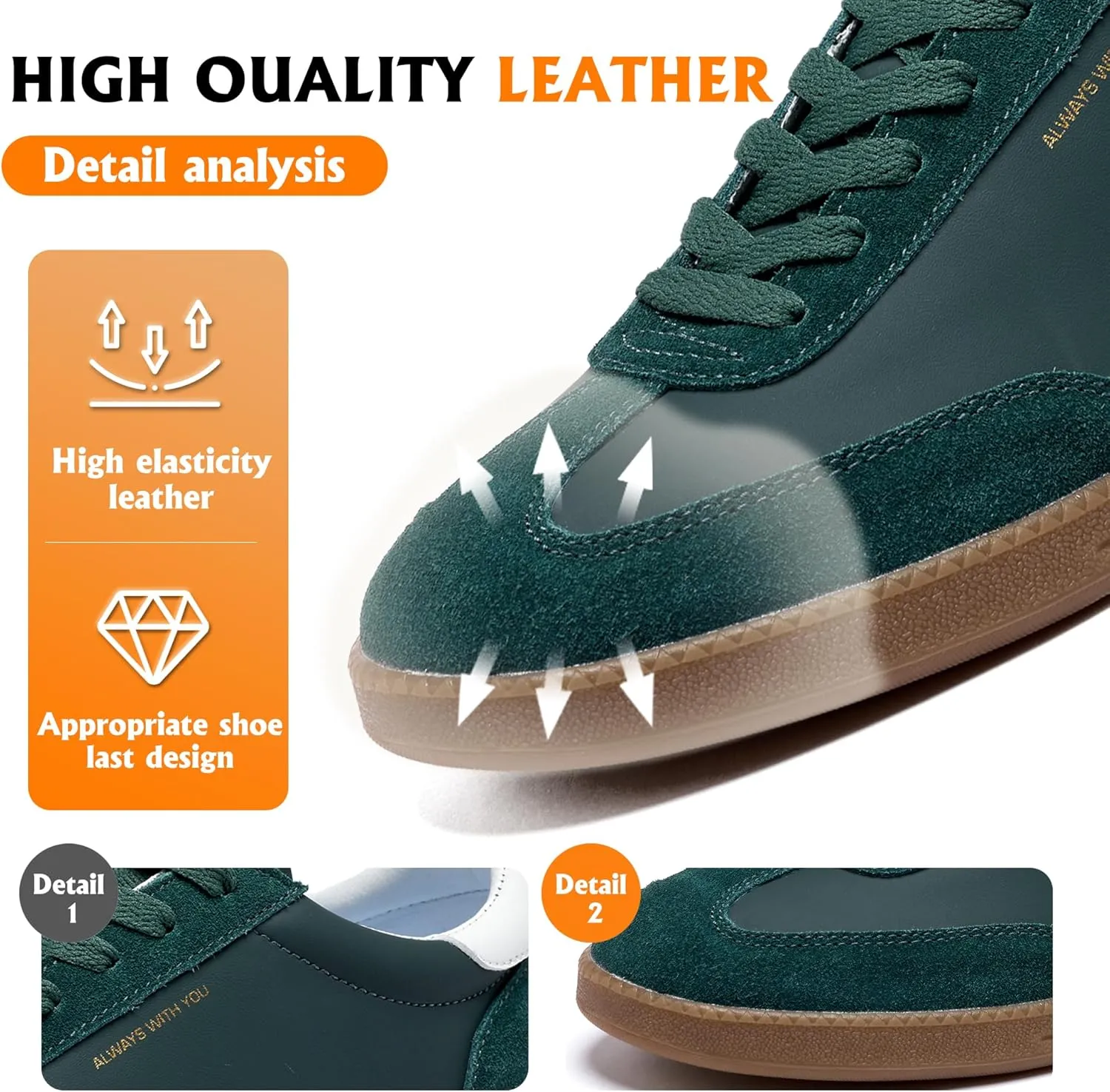 Hopelong Tennis Shoes Retro Leather Trainers Skateboarding Sneakers Shoes Casual Fashion Sneaker Lightweight for Women Men