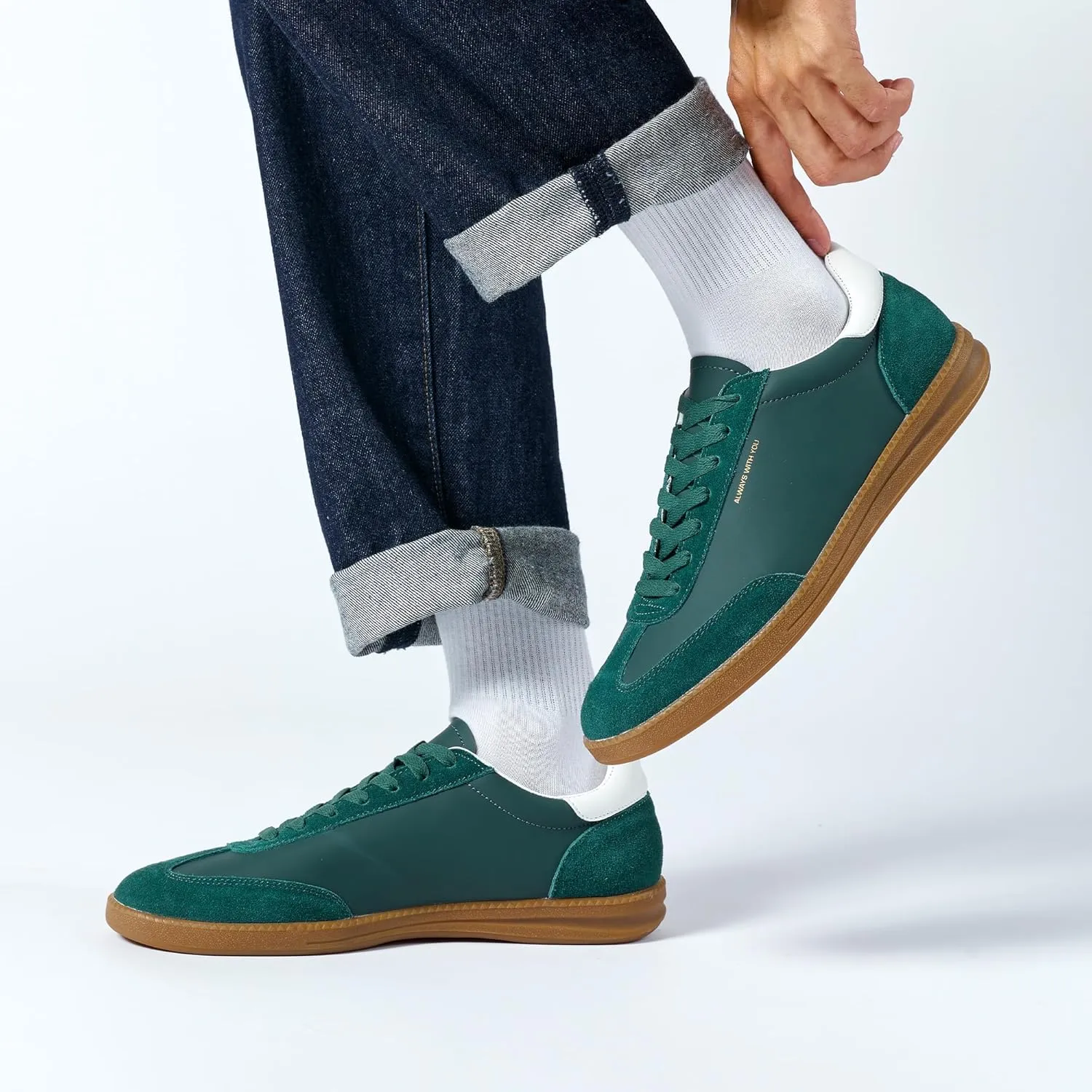 Hopelong Tennis Shoes Retro Leather Trainers Skateboarding Sneakers Shoes Casual Fashion Sneaker Lightweight for Women Men