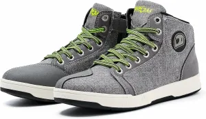 IRON JIA'S Motorcycle Shoes for Men, Breathable Anti-Slip Protective Gear, Powersport Casual Motorcycle Riding Boots (Grey 10)