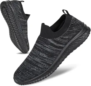 JIAFO Mens Shoes Walking Shoes for Men Mens Slip On Shoes Sneakers for Men, Casual Athletic Running, Lightweight Breathable Mesh Knit