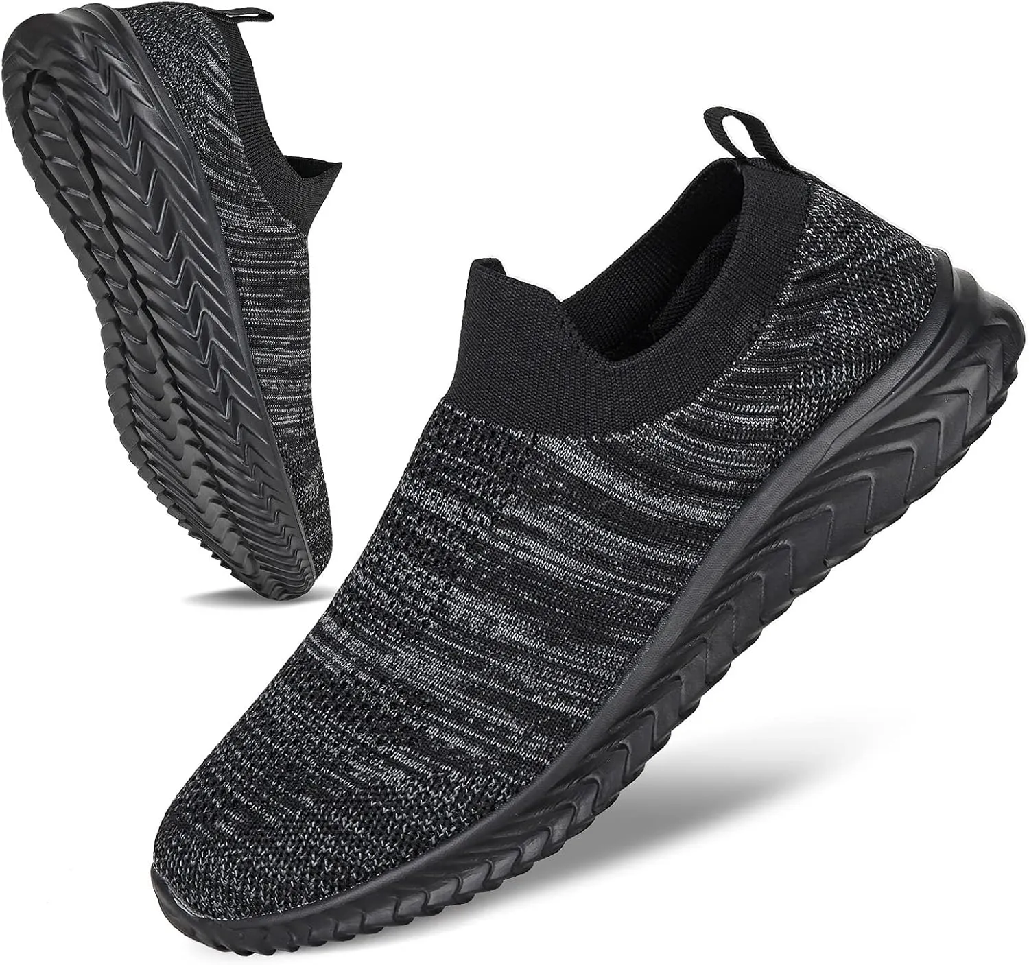 JIAFO Mens Shoes Walking Shoes for Men Mens Slip On Shoes Sneakers for Men, Casual Athletic Running, Lightweight Breathable Mesh Knit