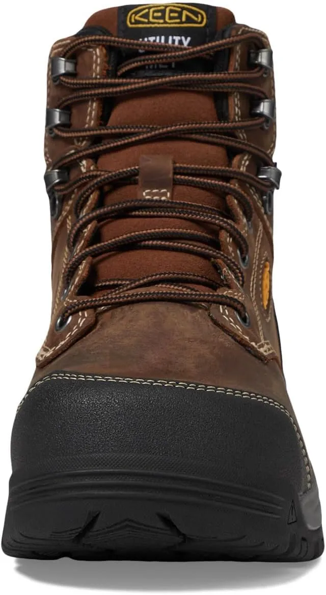KEEN Utility Men's Evanston 6” Composite Toe Waterproof Internal Met Guard Work Boots