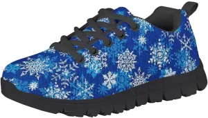 Kid Girls Lightweight Breathable Sneakers Athletic Running Walking Shoes Black Sole